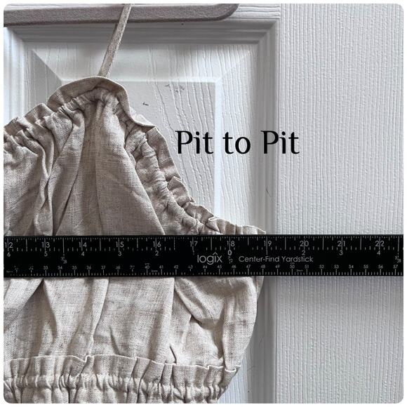 H&M Divided Neutral Front Adjustable Drawstring Cami Top Size XL Festival - Picture 9 of 13